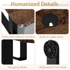 Tangkula 55" Electric Standing Desk Height Adjustable Home Office Table W/ Hook 17 Tangkula 55" Electric Standing Desk Height Adjustable Home Office Table W/ Hook -Officezen Shop GUEST 56bc2a85 504f 4ba5 8479 fc8f4c9368eb