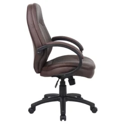 LeatherPlus Executive Chair Brown - Boss Office Products -Officezen Shop GUEST 587b40b6 ab9f 422d 92d0 c372aacc121d