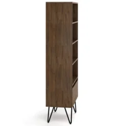 63.8" Saylor Tall Bookcase Rustic Natural Aged Brown - WyndenHall -Officezen Shop GUEST 590b1d47 ff26 44b1 9402 868dbe4ee8fb