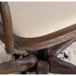 Carson Café Office Chair Gray - Linon -Officezen Shop GUEST 591ba738 7c26 41fb acfa e02d0c39954a