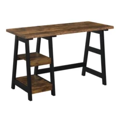 Designs2Go Trestle Desk With Shelves - Breighton Home 30 Designs2Go Trestle Desk With Shelves - Breighton Home -Officezen Shop GUEST 63e3a54d 0d29 4709 87d7 2c9754419ab8