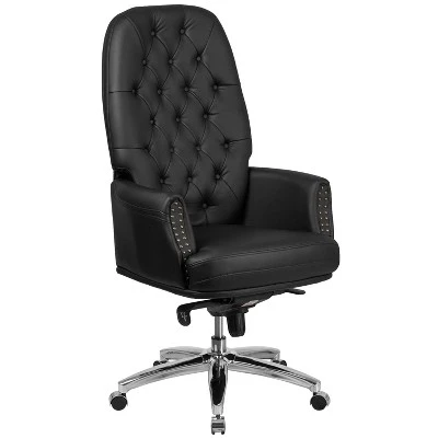 Emma And Oliver High Back Traditional Button Tufted Multifunction Swivel Ergonomic Office Chair 11 Emma And Oliver High Back Traditional Button Tufted Multifunction Swivel Ergonomic Office Chair - Image 11