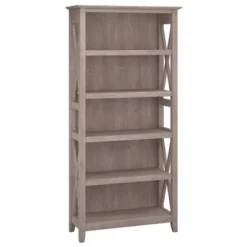 5 Shelf Key West Bookcase - Bush Furniture 17 5 Shelf Key West Bookcase - Bush Furniture -Officezen Shop GUEST 642a9427 8062 48c0 bbb1 ea59a738b653