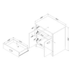 Gascony Printer Cabinet Gray Maple - South Shore 15 Gascony Printer Cabinet Gray Maple - South Shore -Officezen Shop GUEST 64e904ca 367e 4b84 a658 50b5150b8190