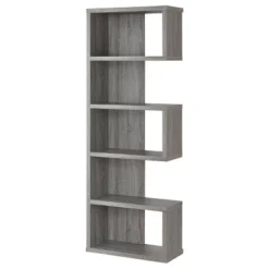 Joey 5 Shelf Bookcase Salvaged - Coaster -Officezen Shop GUEST 6501ef6e 01b5 42dc b77f 013dc006cb4b
