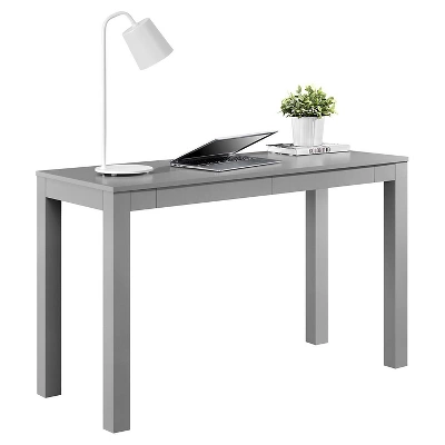 George Large Wood Writing Desk With Drawers Gray - Room & Joy 1 George Large Wood Writing Desk With Drawers Gray - Room & Joy