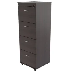 51.97" 4 Drawer Locking File Cabinet Espresso - Inval -Officezen Shop GUEST 680bef99 aa5f 413b 90e1 edeea5cf2a5d