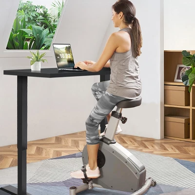 Costway 48'' Electric Sit To Stand Desk Adjustable Standing Workstation 4 Costway 48'' Electric Sit To Stand Desk Adjustable Standing Workstation - Image 4