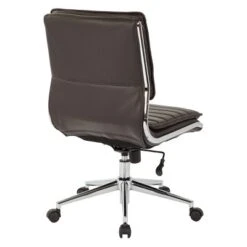 Armless Mid Back Manager's Faux Leather Chair With Chrome Base - OSP Designs 12 Armless Mid Back Manager's Faux Leather Chair With Chrome Base - OSP Designs -Officezen Shop GUEST 755c35ac 09c0 46d7 8940 7a835ddd6d2d