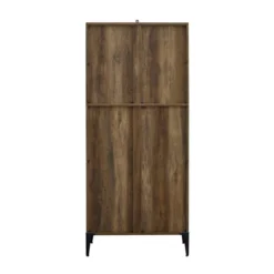 68" Grevaldi Industrial Mesh Side Bookshelf Rustic Oak - Saracina Home 8 68" Grevaldi Industrial Mesh Side Bookshelf Rustic Oak - Saracina Home -Officezen Shop GUEST 7855ed75 5894 400e 8df0 dfec1b6a0be2