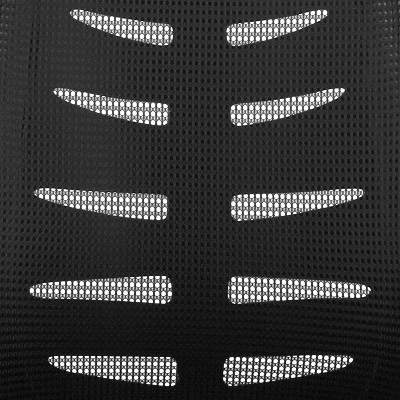 Emma And Oliver High Back Black Mesh Swivel Ergonomic Office Chair With Adjustable Flip-Up Arms 9 Emma And Oliver High Back Black Mesh Swivel Ergonomic Office Chair With Adjustable Flip-Up Arms - Image 9