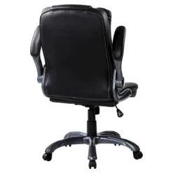 Medium Back Manager Chair With Flip-up Black - Techni Mobili -Officezen Shop GUEST 7ea06934 f51d 4d2e 8280 76316051b6aa