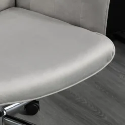 Vinsetto Mid-Back Tufted Velvet Fabric Home Office Desk Chair With Adjustable Height Swivel Adjustable Task Chair With Padded Armrests Light Gray 9 Vinsetto Mid-Back Tufted Velvet Fabric Home Office Desk Chair With Adjustable Height Swivel Adjustable Task Chair With Padded Armrests Light Gray -Officezen Shop GUEST 808f01ce bd09 4a03 8666 f73e4ff1adcb