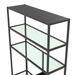 72" Eos Bookcase Etagere Marble/Glass Black - Room & Joy 9 72" Eos Bookcase Etagere Marble/Glass Black - Room & Joy -Officezen Shop GUEST 813591da 7edc 4aff b91d 258468a87292