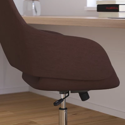 Merrick Lane Office Chair Ergonomic Executive Mid-Back Design With 360° Swivel And Height Adjustment 3 Merrick Lane Office Chair Ergonomic Executive Mid-Back Design With 360° Swivel And Height Adjustment - Image 3