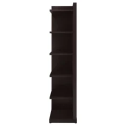 71" Modern 6 Shelf Corner Bookcase Cappuccino - Coaster 10 71" Modern 6 Shelf Corner Bookcase Cappuccino - Coaster -Officezen Shop GUEST 8a8c2eb0 7a20 4edd a0d5 cb3ccedfa5ab