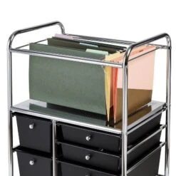 Honey-Can-Do 5 Drawer Rolling File Cart Black -Officezen Shop GUEST 8e1b48f4 250b 4f8b 9e67 3c9044017c22