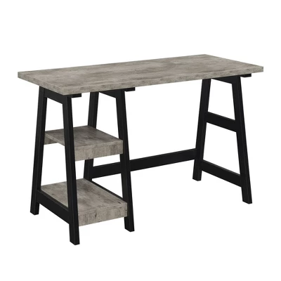 Designs2Go Trestle Desk With Shelves - Breighton Home 15 Designs2Go Trestle Desk With Shelves - Breighton Home - Image 15