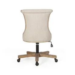 Coulee Contemporary Fabric Upholstered Roll Back Swivel Office Chair - Christopher Knight Home 18 Coulee Contemporary Fabric Upholstered Roll Back Swivel Office Chair - Christopher Knight Home -Officezen Shop GUEST 90732928 7ea6 47f6 b9d1 2d3592d8220c