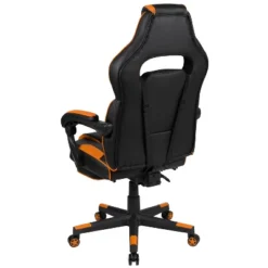 Emma And Oliver Black/Orange Ergonomic Gaming Chair -Recline Back/Arms, Footrest, Massaging Lumbar 23 Emma And Oliver Black/Orange Ergonomic Gaming Chair -Recline Back/Arms, Footrest, Massaging Lumbar -Officezen Shop GUEST 91242777 9d45 46c1 8bcf d32c0f551ba2