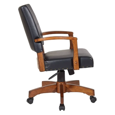 Wood Bankers Chair Black - OSP Home Furnishings 2 Wood Bankers Chair Black - OSP Home Furnishings - Image 2