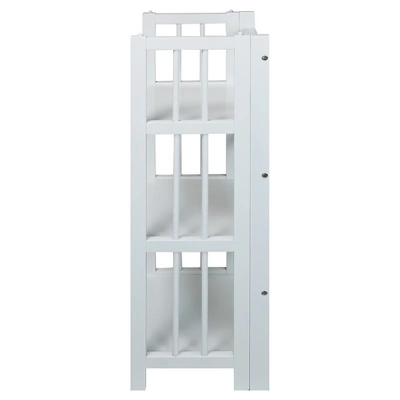 38" 3 Tier Folding Bookshelf - Flora Home 2 38" 3 Tier Folding Bookshelf - Flora Home - Image 2