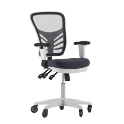 Flash Furniture Nicholas Mid-Back Multifunction Executive Swivel Ergonomic Office Chair With Adjustable Arms And Transparent Roller Wheels -Officezen Shop GUEST 998c2018 f1e1 4647 b154 2ab64b2690b8