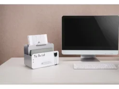 MPM 3-in-1 Steel Tablet And File Organizer With Whiteboard - Adjustable Height, Easy Assembly, Compatible With IPad And -Officezen Shop GUEST 9df4ea69 451f 4c85 8b22 09b0584ee665