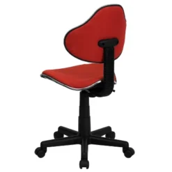 Emma And Oliver Red Fabric Swivel Ergonomic Task Office Chair -Officezen Shop GUEST 9e039706 78ce 4e28 af7e fda09a69aa57