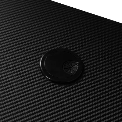 Emma And Oliver Black Computer Table Gaming Desk - Headphone Holder And 2 Cable Management Holes 10 Emma And Oliver Black Computer Table Gaming Desk - Headphone Holder And 2 Cable Management Holes - Image 10