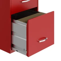 Space Solutions 18 Inch Wide Metal Organizer File Cabinet For Office Supplies And Hanging File Folders W/ Pencil Drawer & 3 File Drawers, Red 7 Space Solutions 18 Inch Wide Metal Organizer File Cabinet For Office Supplies And Hanging File Folders W/ Pencil Drawer & 3 File Drawers, Red -Officezen Shop GUEST 9ee40314 432a 42bf 8d49 d8148d661248