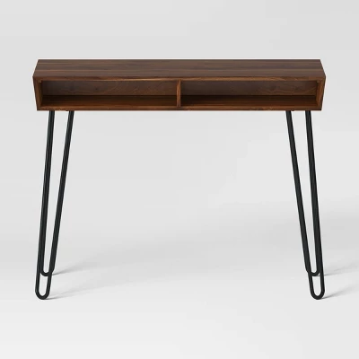Hairpin Writing Desk With Storage - Threshold™ 2 Hairpin Writing Desk With Storage - Threshold™ - Image 2