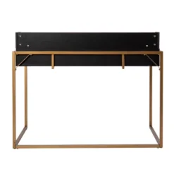 Bilcrafield Flip Top Desk With Storage Black/Gold - Aiden Lane -Officezen Shop GUEST a7b1a469 c35a 4b69 b8ec 841968547333