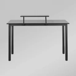 Computer Desk With Stand Black -Techni Mobili -Officezen Shop GUEST abbdc83f 23e1 4cdc a696 7e077b2c02ee