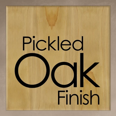 Hastings Home 5-Tier Bookshelf - 50" Tall, Pickled Oak Wood Finish 2 Hastings Home 5-Tier Bookshelf - 50" Tall, Pickled Oak Wood Finish - Image 2