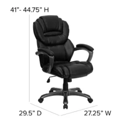 Emma And Oliver High Back Executive Swivel Ergonomic Office Chair With Accent Layered Seat/Back 13 Emma And Oliver High Back Executive Swivel Ergonomic Office Chair With Accent Layered Seat/Back -Officezen Shop GUEST ae5f8b4a 0f6a 4a79 91a5 cdbefddaff06