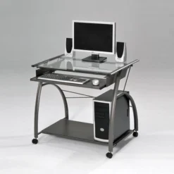 Writing Desk Pewter - Acme Furniture