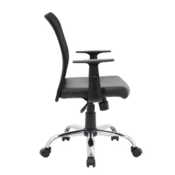 Fixed Arm Budget Mesh Task Chair Black - Boss Office Products 10 Fixed Arm Budget Mesh Task Chair Black - Boss Office Products -Officezen Shop GUEST b81b7b26 b2d3 4cfa 8017 d1450cef83b0