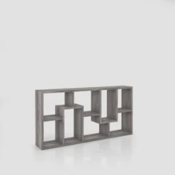 70.98" Crusiton Versatile Bookcase Vintage Gray Oak - MiBasics 25 70.98" Crusiton Versatile Bookcase Vintage Gray Oak - MiBasics -Officezen Shop GUEST b86eb693 ae09 4775 ad91 79ed03a81574