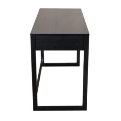 Oslo Contemporary Studio Workstation Desk With Drawer Black/Brown - Danya B. -Officezen Shop GUEST bd9d9558 92ae 44b5 b9ac bd95a74340c9