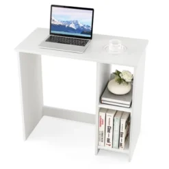 Costway 31.5'' Small Computer Desk Home Office Study Writing Desk With 2 Compartments 17 Costway 31.5'' Small Computer Desk Home Office Study Writing Desk With 2 Compartments -Officezen Shop GUEST c1f62bc0 3240 47b2 ab2c 399a7588186a