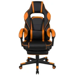 Emma And Oliver Black/Orange Ergonomic Gaming Chair -Recline Back/Arms, Footrest, Massaging Lumbar 14 Emma And Oliver Black/Orange Ergonomic Gaming Chair -Recline Back/Arms, Footrest, Massaging Lumbar -Officezen Shop GUEST c2ffc569 f078 4a1f ad8f bf41c3d418c7
