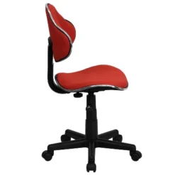 Emma And Oliver Red Fabric Swivel Ergonomic Task Office Chair -Officezen Shop GUEST c433ea6e 2a51 4b22 91d8 2abf669c0e2c