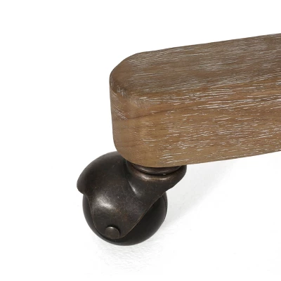 Sandine Rustic Upholstered Swivel Office Chair - Christopher Knight Home 7 Sandine Rustic Upholstered Swivel Office Chair - Christopher Knight Home - Image 7