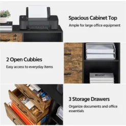 Yaheetech Vintage File Cabinet With 3 Drawers For Home And Office 12 Yaheetech Vintage File Cabinet With 3 Drawers For Home And Office -Officezen Shop GUEST c80626fd 6ad5 4fb2 9aed 23d23b75c86a