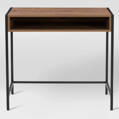 Auston Wood Grain Desk - CorLiving 6 Auston Wood Grain Desk - CorLiving - Image 6