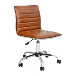 Emma And Oliver Low Back Designer Armless Ribbed Swivel Task Office Chair -Officezen Shop GUEST c95919a7 6736 4923 9f6b 28502bad4e52