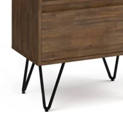 63.8" Saylor Tall Bookcase Rustic Natural Aged Brown - WyndenHall -Officezen Shop GUEST cab2479e 6eee 4c29 ac63 be7c7d73d644