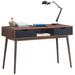Computer Desk PC Laptop Writing Table Study Workstation Home W/ Drawers & Shelf -Officezen Shop GUEST cf1a889f cc36 4ac8 a0cb 110eda76c9c4