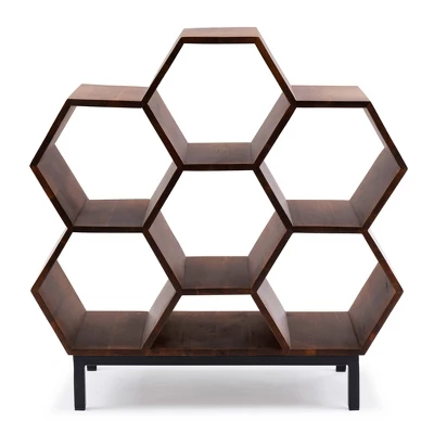 34" Miora Bookshelf Brown - Powell Company 3 34" Miora Bookshelf Brown - Powell Company - Image 3